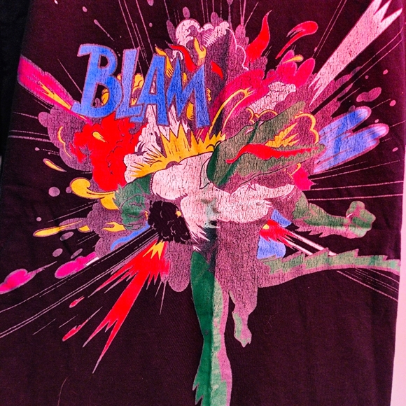 Lacoste Gater superhero Blam T shirt size small - Picture 5 of 5